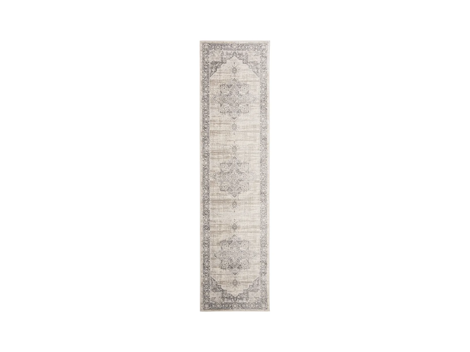 Tapis Crème/Gris 61 X 366 cm - Ella