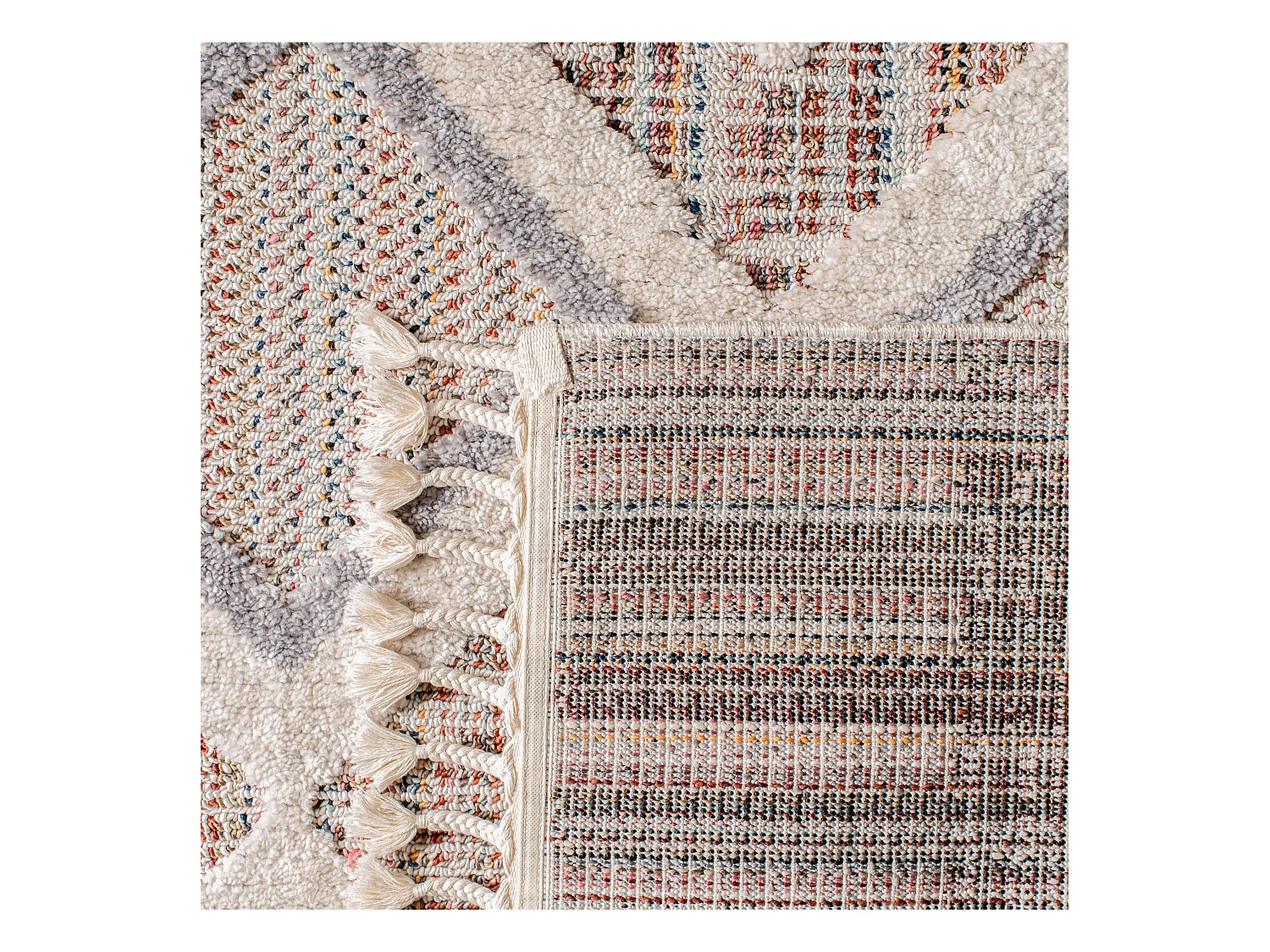 Tapis Gris/Multicolore 122 X 183 cm - Juliana