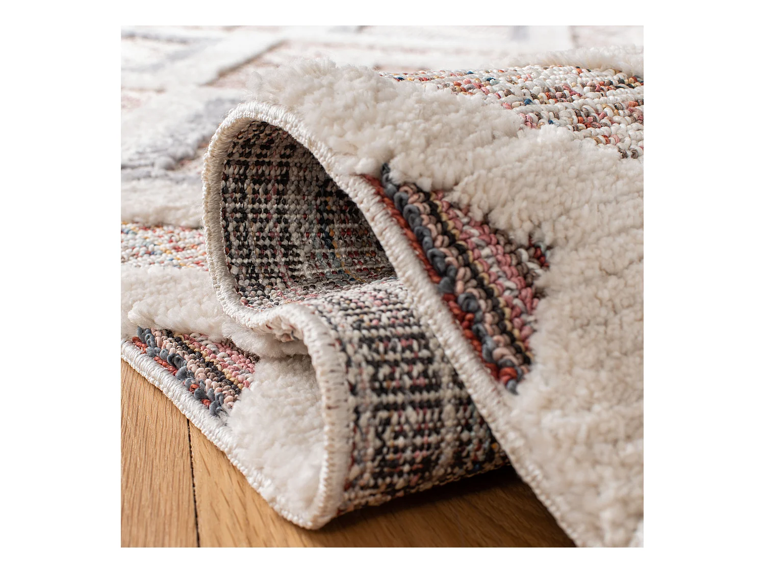 Tapis Gris/Multicolore 122 X 183 cm - Juliana