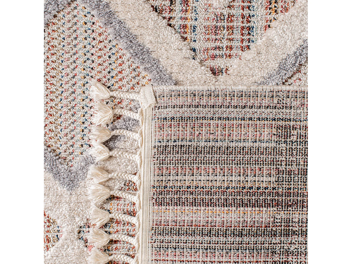 Tapis Gris/Multicolore 122 X 183 cm - Juliana