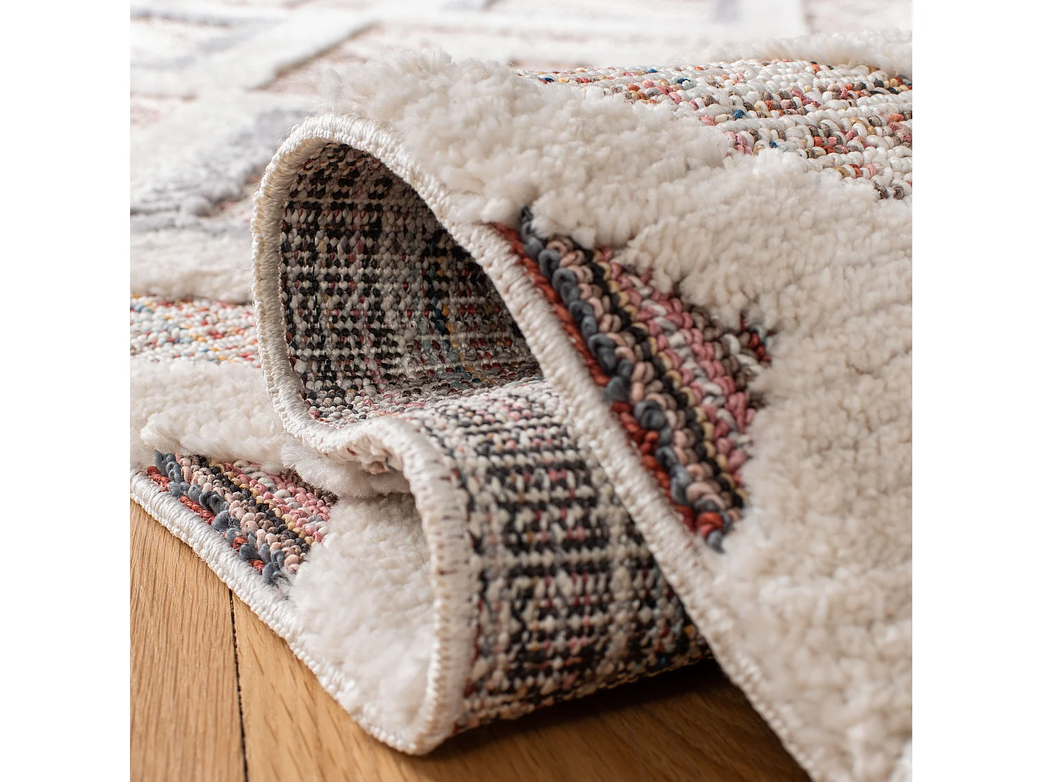 Tapis Gris/Multicolore 122 X 183 cm - Juliana