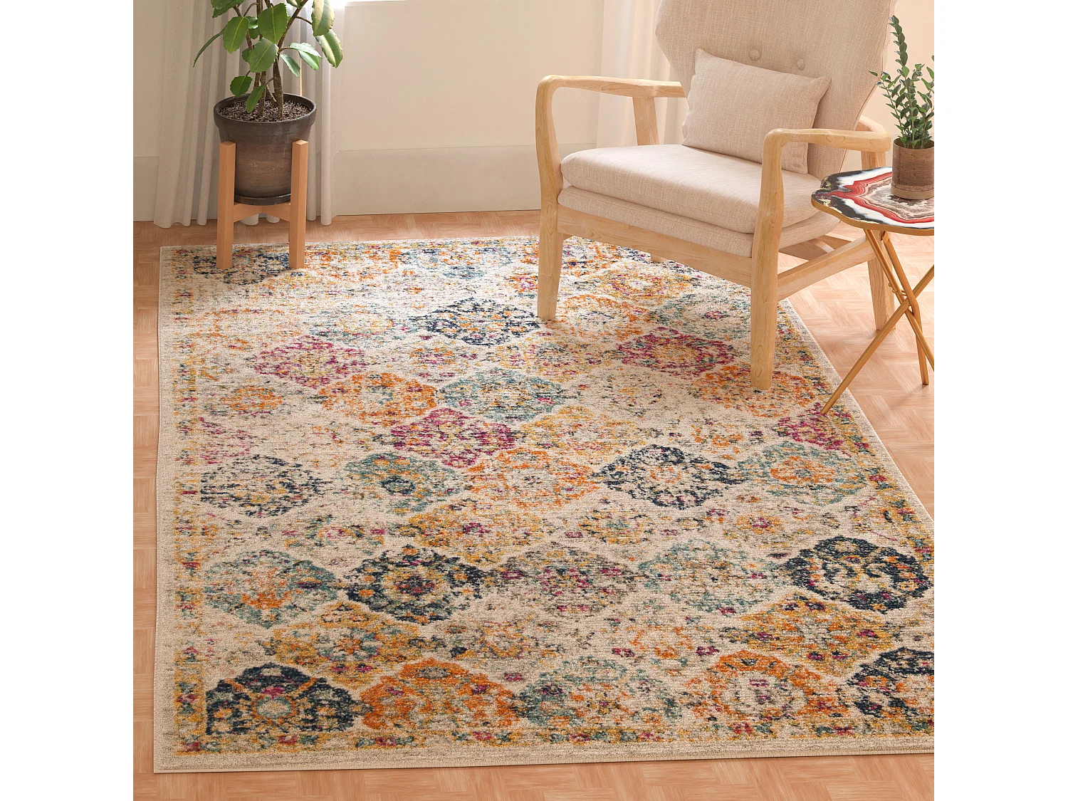 Tapis Neutre/Multicolore 155 X 229 cm - Mopani