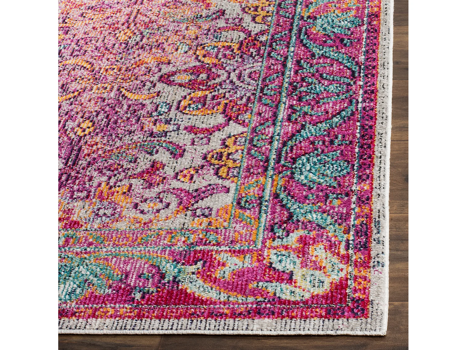 Tapis Bleu/Rose 66 X 213 cm - Duffy