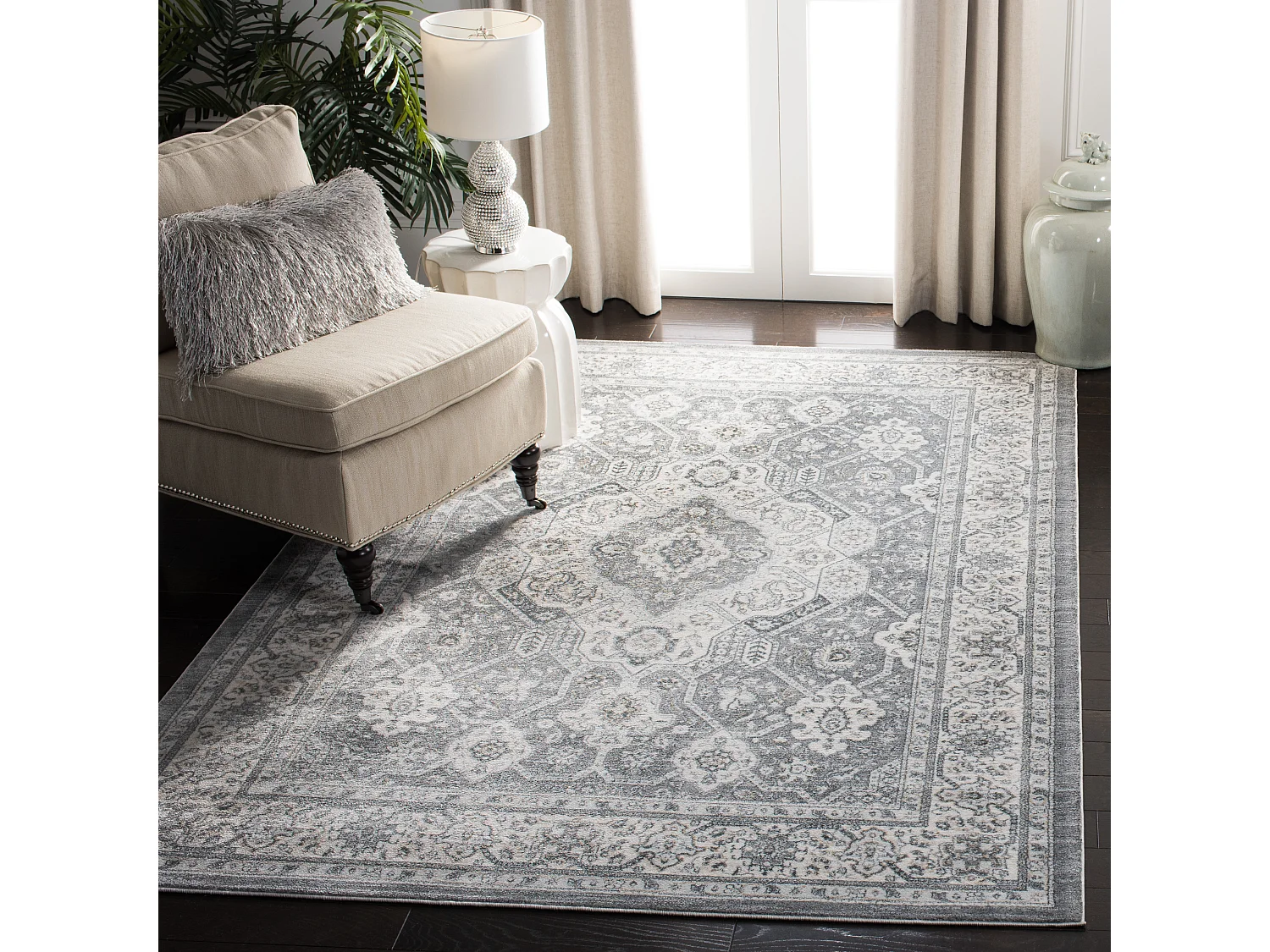 Tapis Gris 160 X 229 cm - Ileana