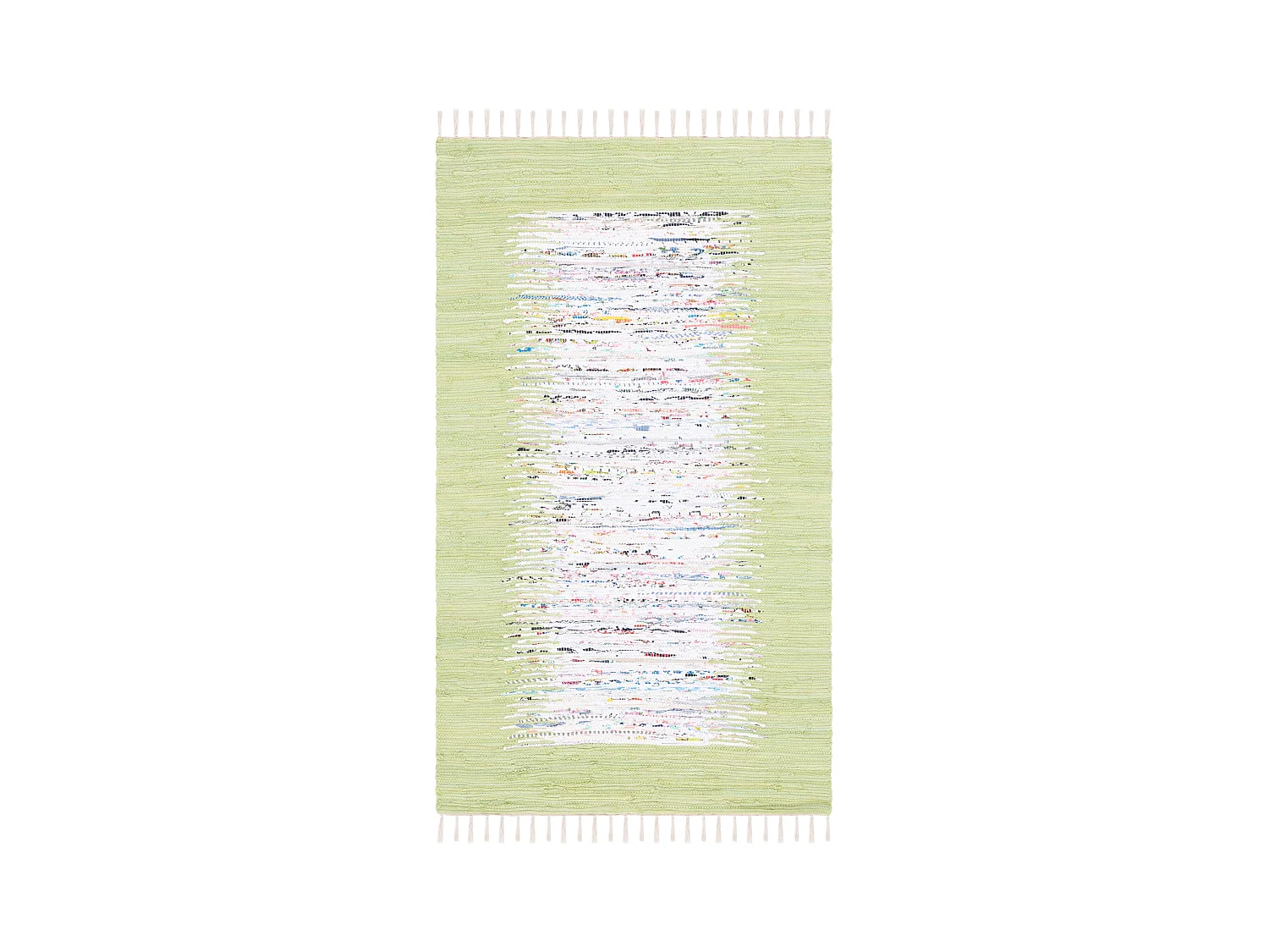 Tapis Neutre/Vert 91 X 152 cm - Saltillo