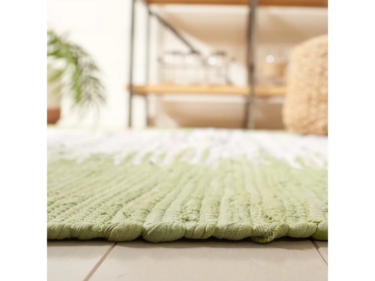 Tapis Neutre/Vert 91 X 152 cm - Saltillo