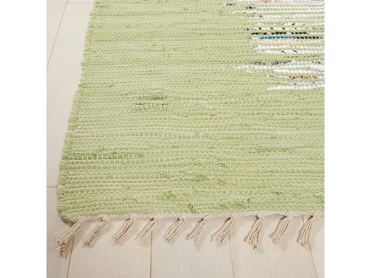 Tapis Neutre/Vert 91 X 152 cm - Saltillo