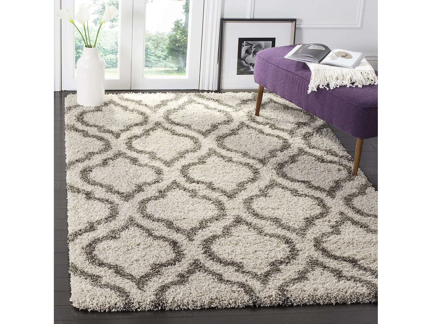 Tapis Neutre/Gris 155 X 229 cm - Mati