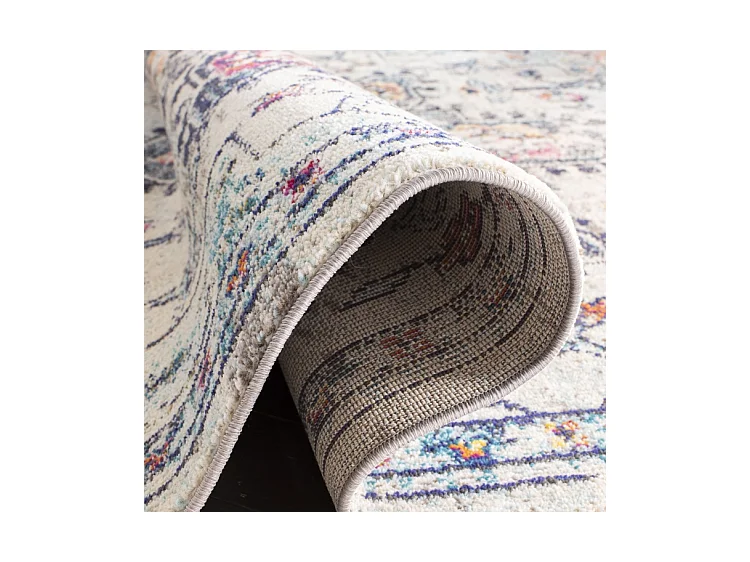 Tapis Crème/Bleu 244 X 244 cm - Malaya