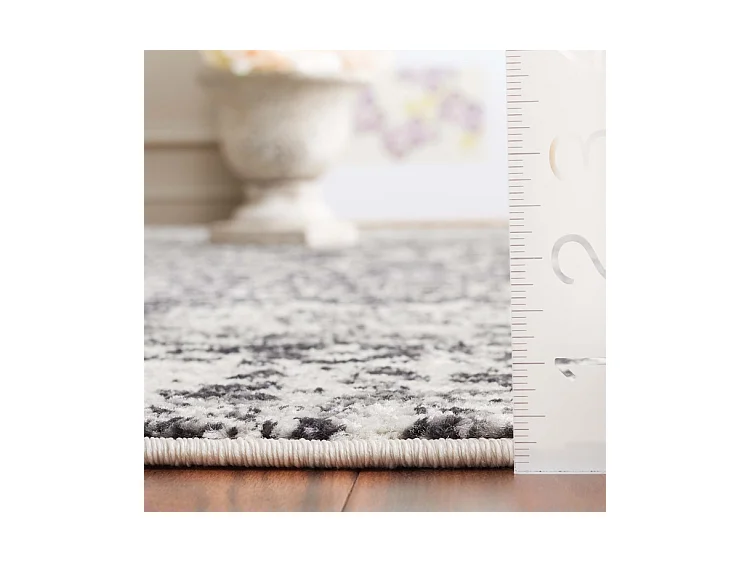 Tapis Neutre/Noir 155 X 229 cm - Carine