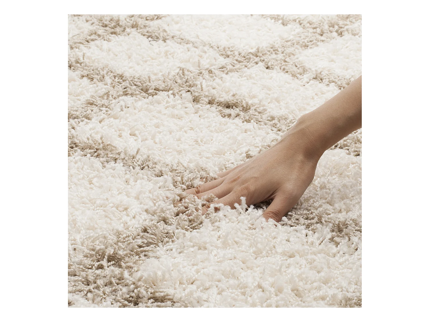 Tapis Neutre/Blanc 155 X 229 cm - Natalia