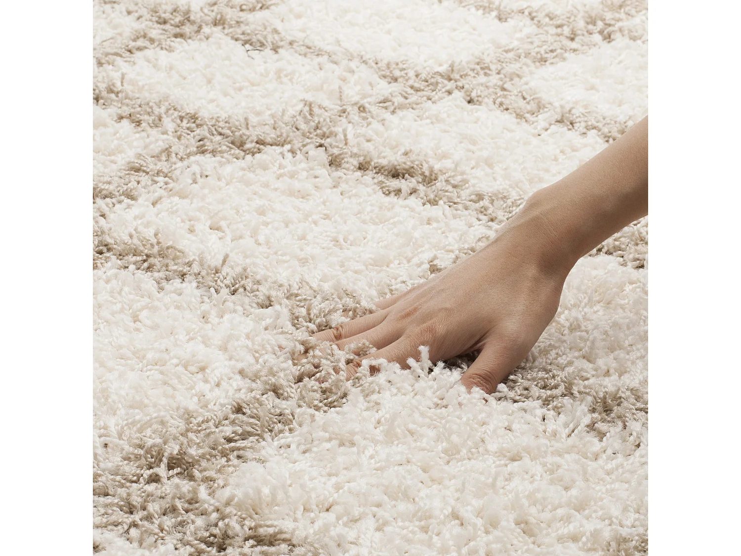 Tapis Neutre/Blanc 155 X 229 cm - Natalia
