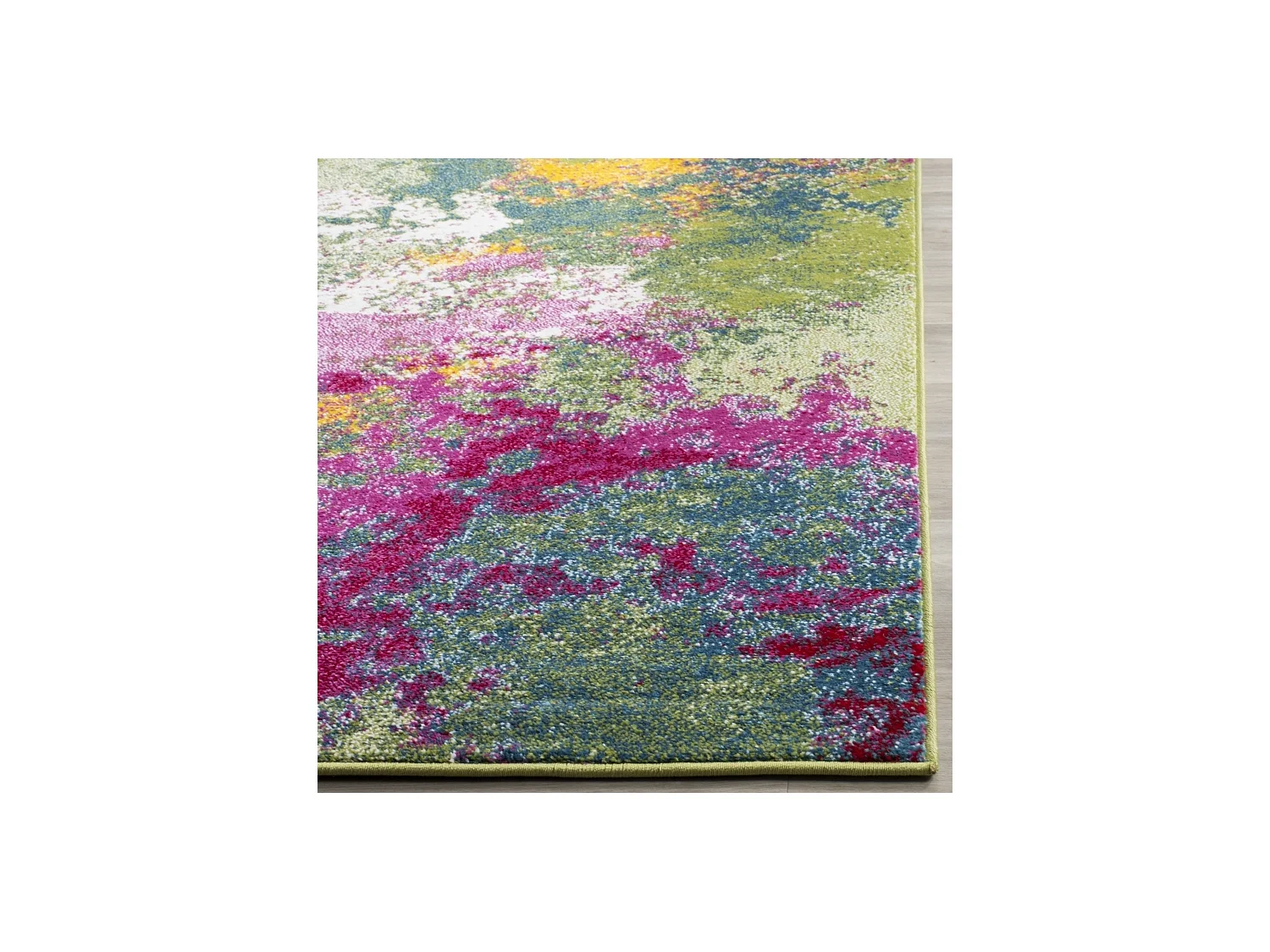 Tapis Vert/Fuchsia 69 X 122 cm - Carly