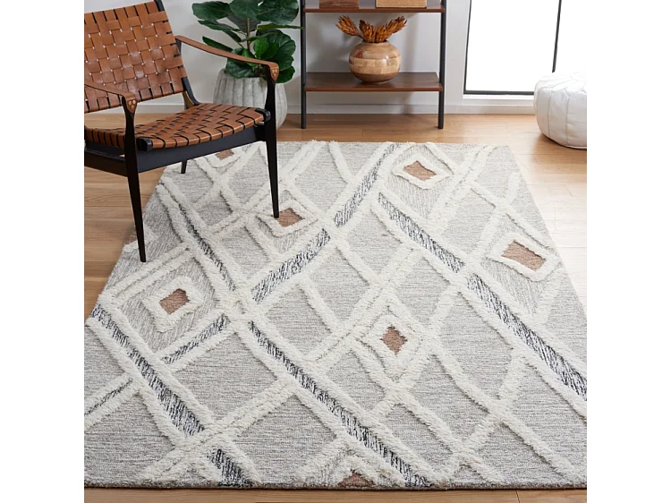 Tapis Gris/Ivoire 244 X 305 cm - Vienna