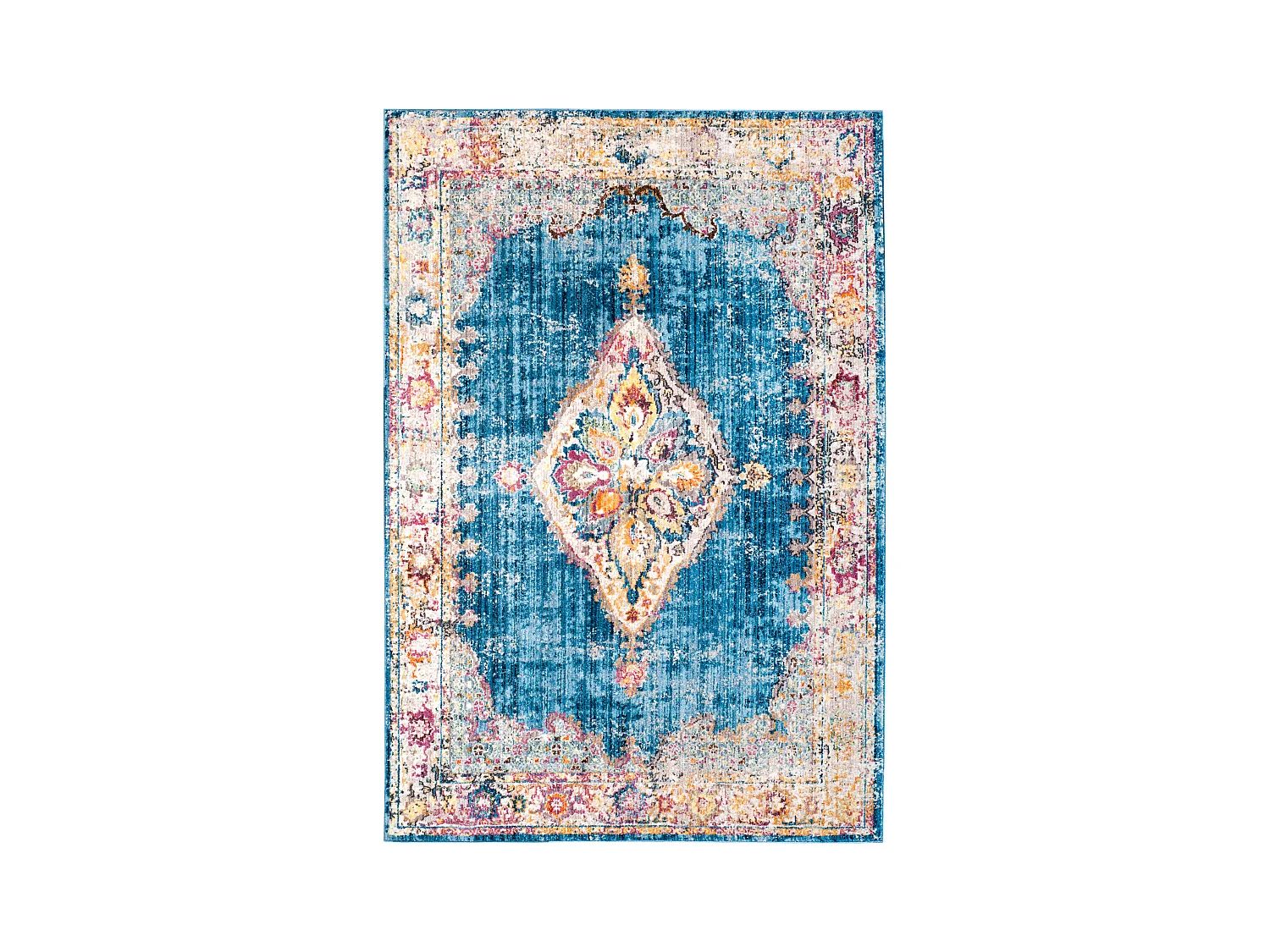 Tapis Bleu/Neutre 155 X 229 cm - Hadarah