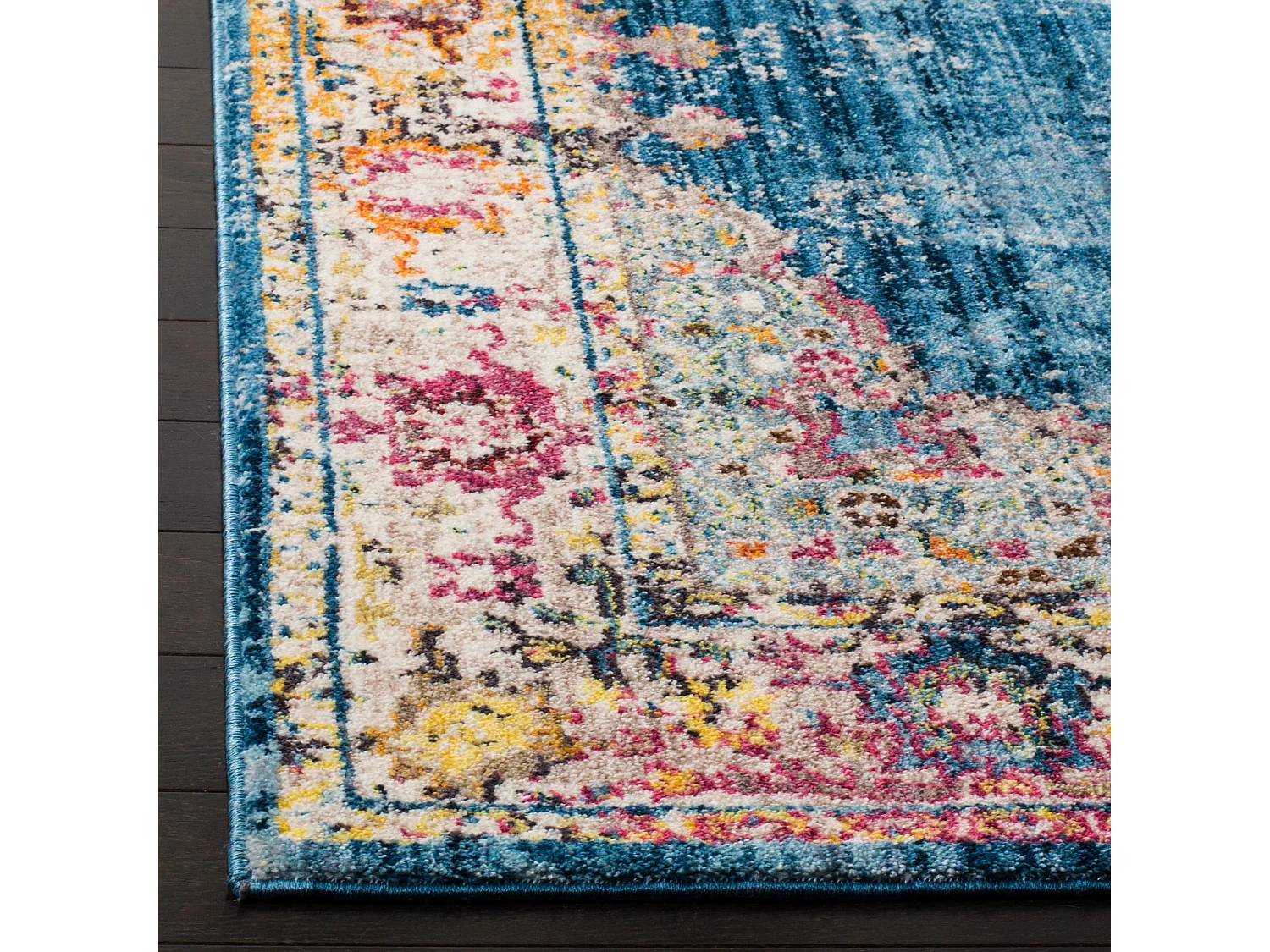 Tapis Bleu/Neutre 155 X 229 cm - Hadarah