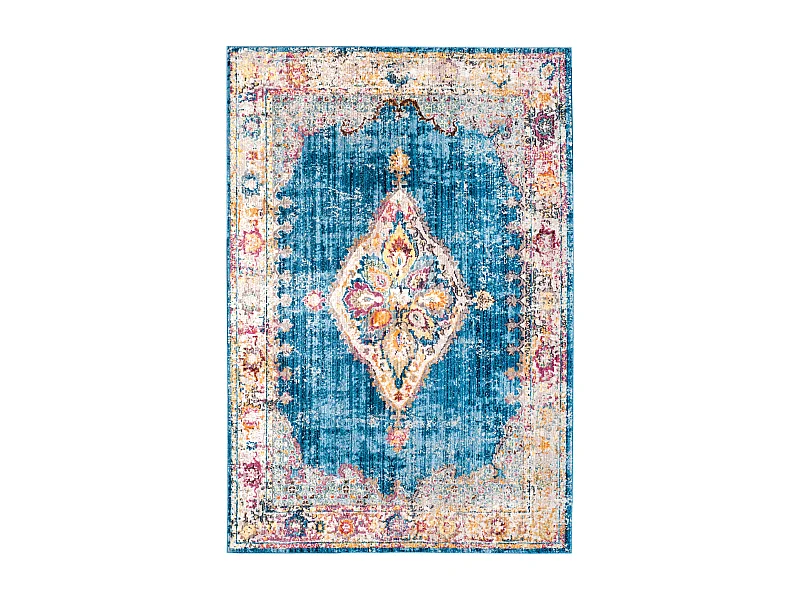 Tapis Bleu/Neutre 155 X 229 cm - Hadarah