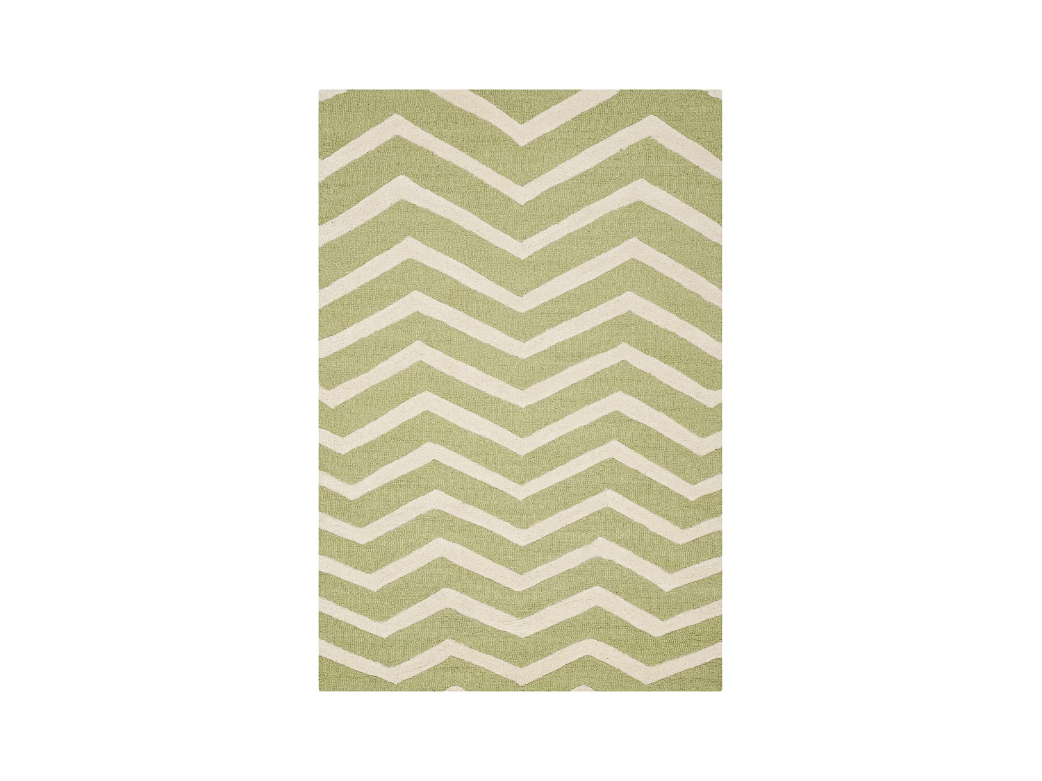 Tapis Vert/Neutre 122 X 183 cm - Edie