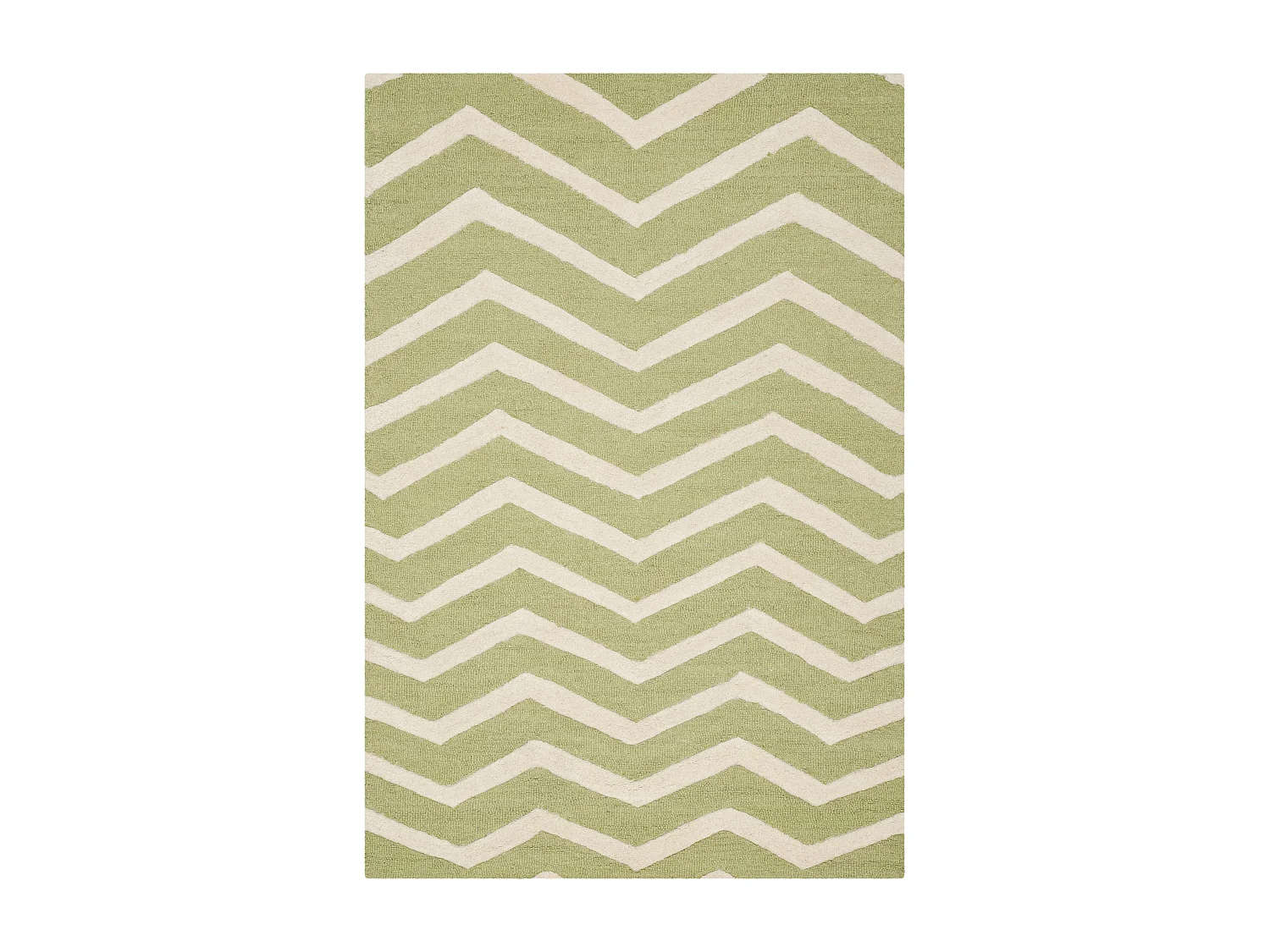 Tapis Vert/Neutre 122 X 183 cm - Edie