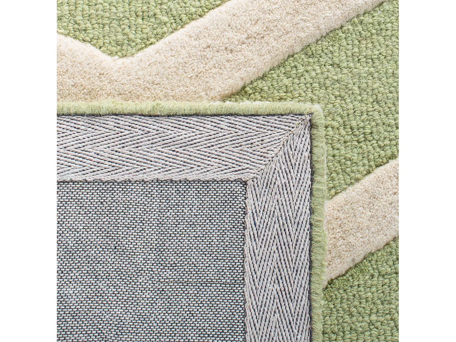 Tapis Vert/Neutre 122 X 183 cm - Edie