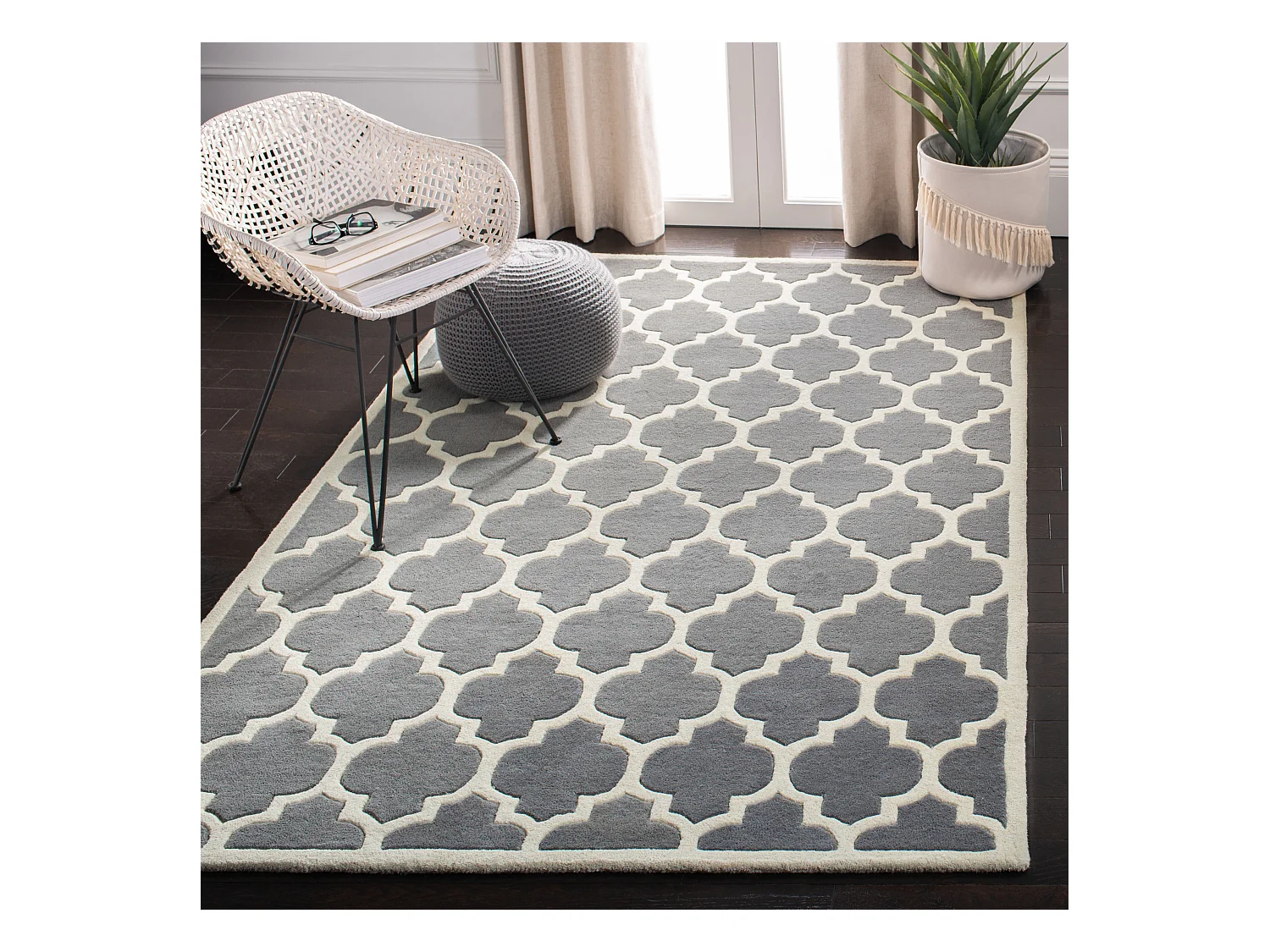 Tapis Gris/Neutre 152 X 244 cm - Camilla