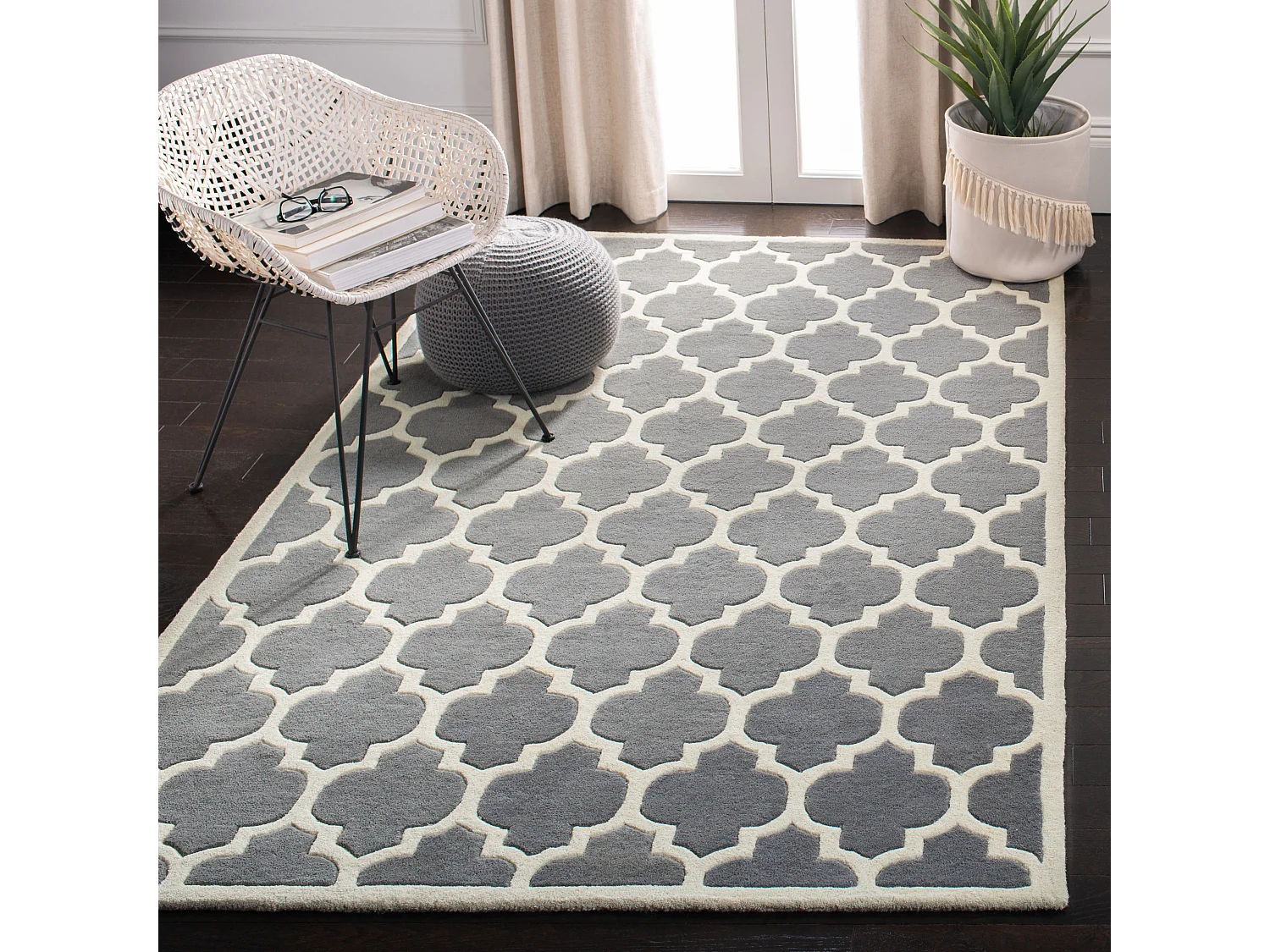 Tapis Gris/Neutre 152 X 244 cm - Camilla