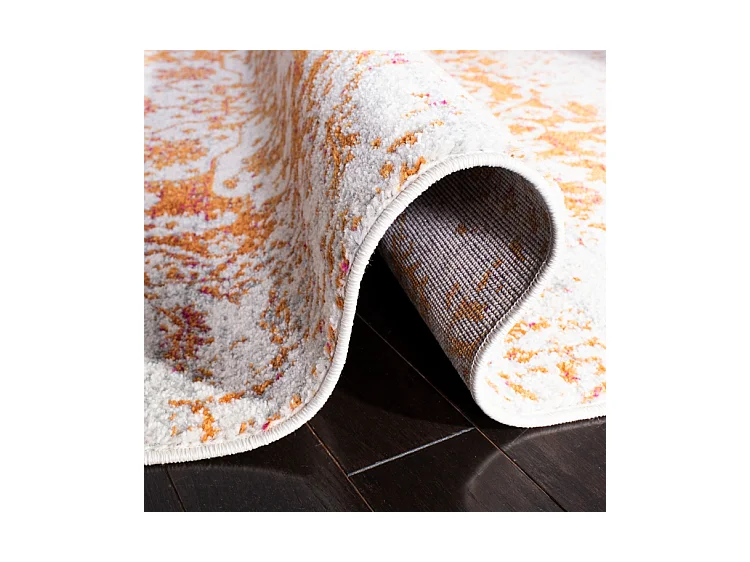 Tapis Orange/Neutre 91 X 152 cm - Merryl