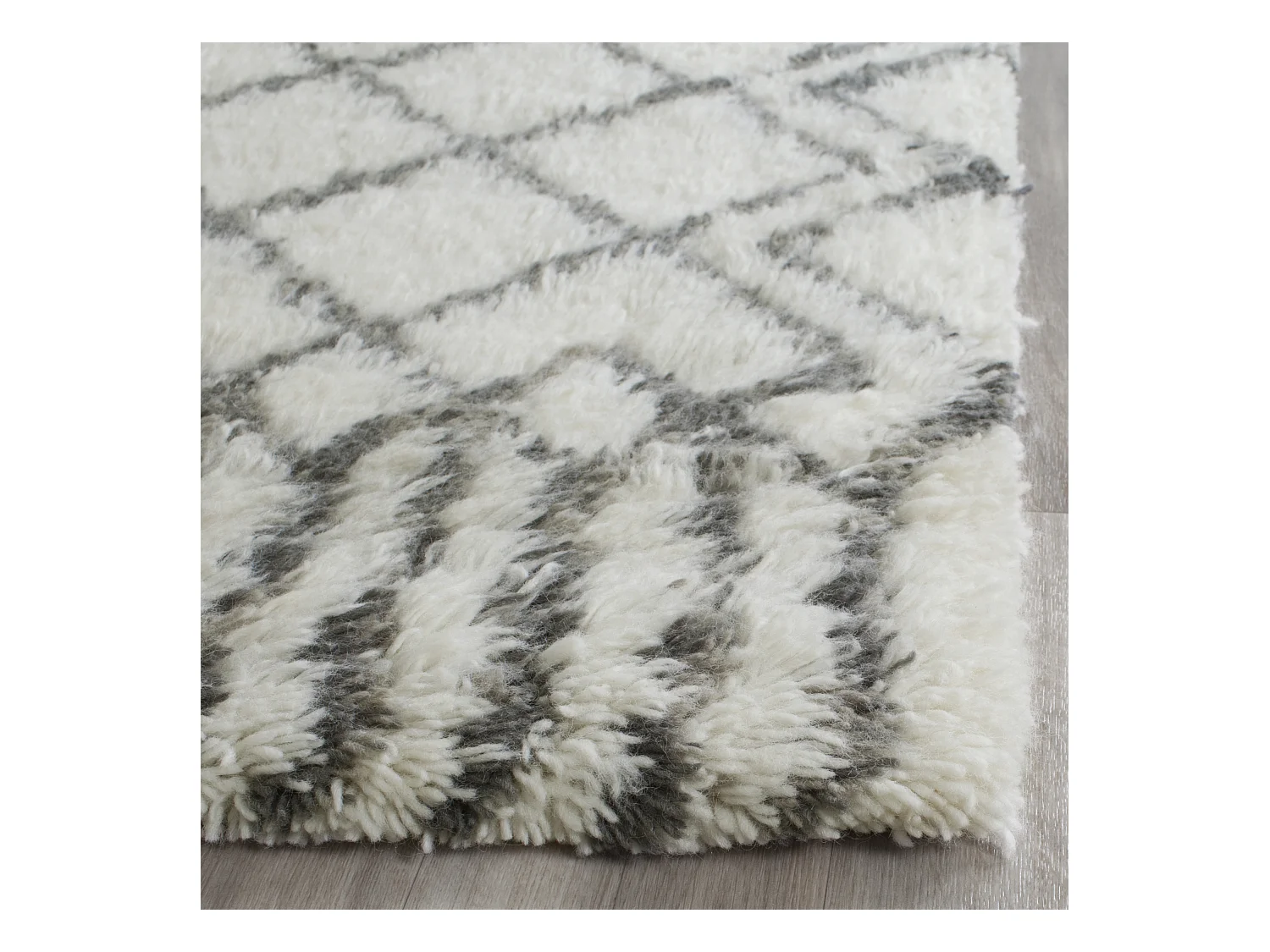 Tapis Neutre/Gris 69 X 244 cm - Rick