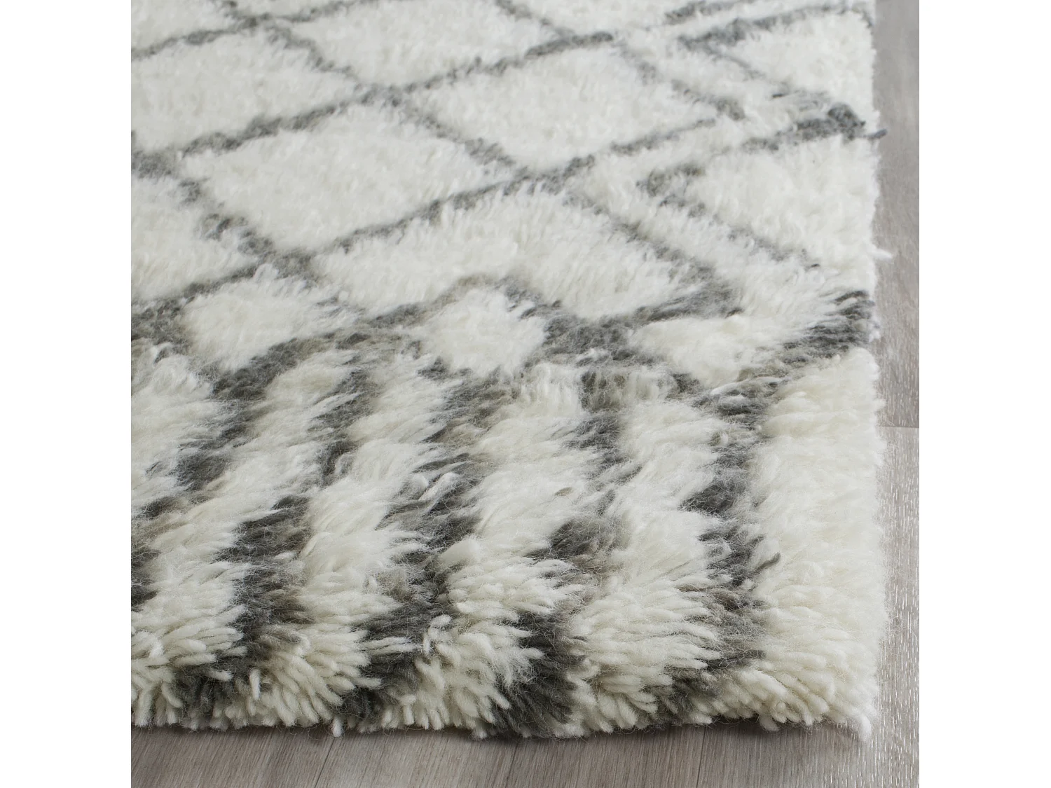 Tapis Neutre/Gris 69 X 244 cm - Rick