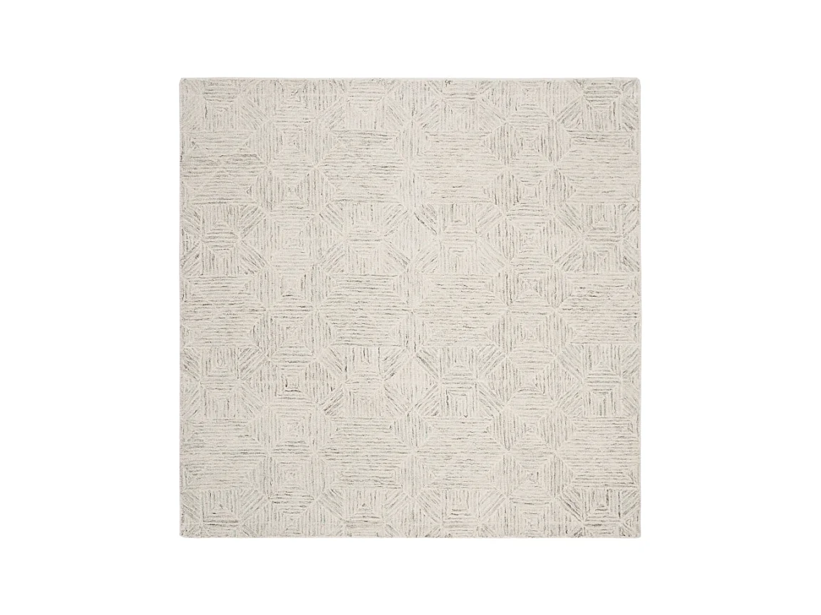 Tapis Ivoire/Bleu clair 183 X 183 cm - Delyth