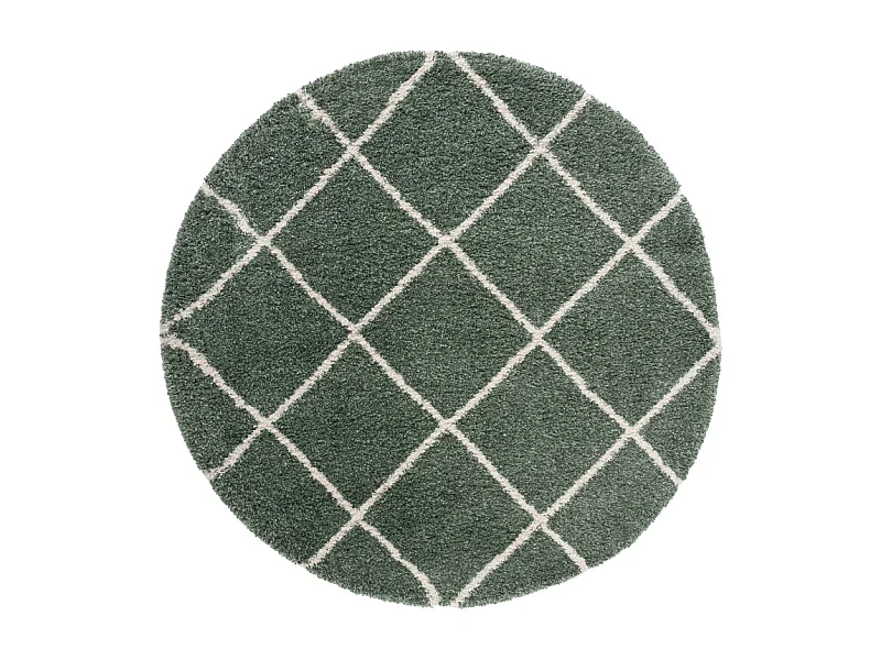 Tapis Vert/Ivoire 213 X 213 cm - Myla