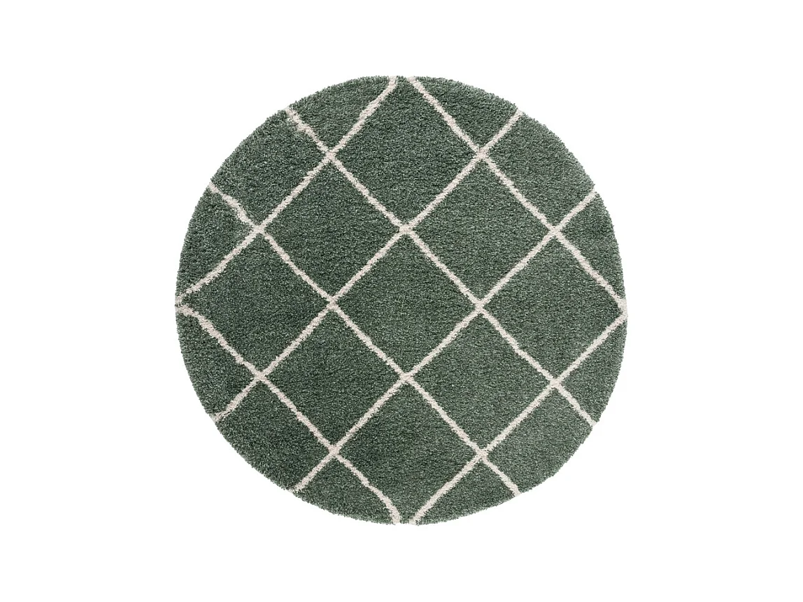 Tapis Vert/Ivoire 213 X 213 cm - Myla