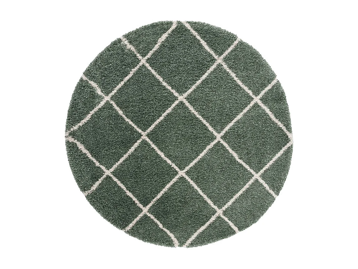 Tapis Vert/Ivoire 213 X 213 cm - Myla