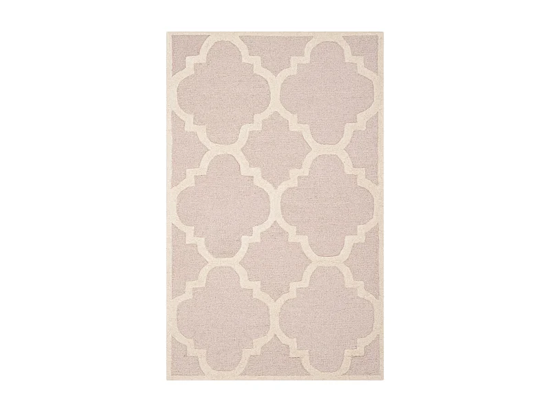 Tapis Rose/Neutre 61 X 91 cm - Lenora
