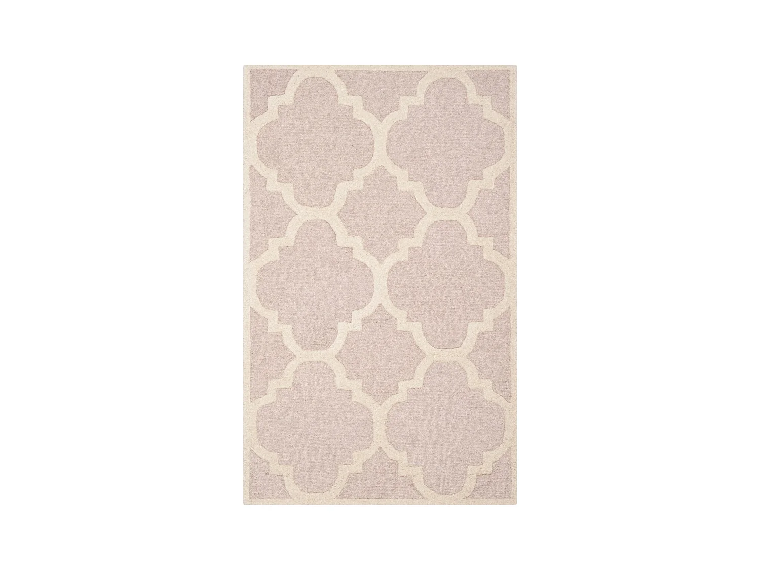 Tapis Rose/Neutre 61 X 91 cm - Lenora