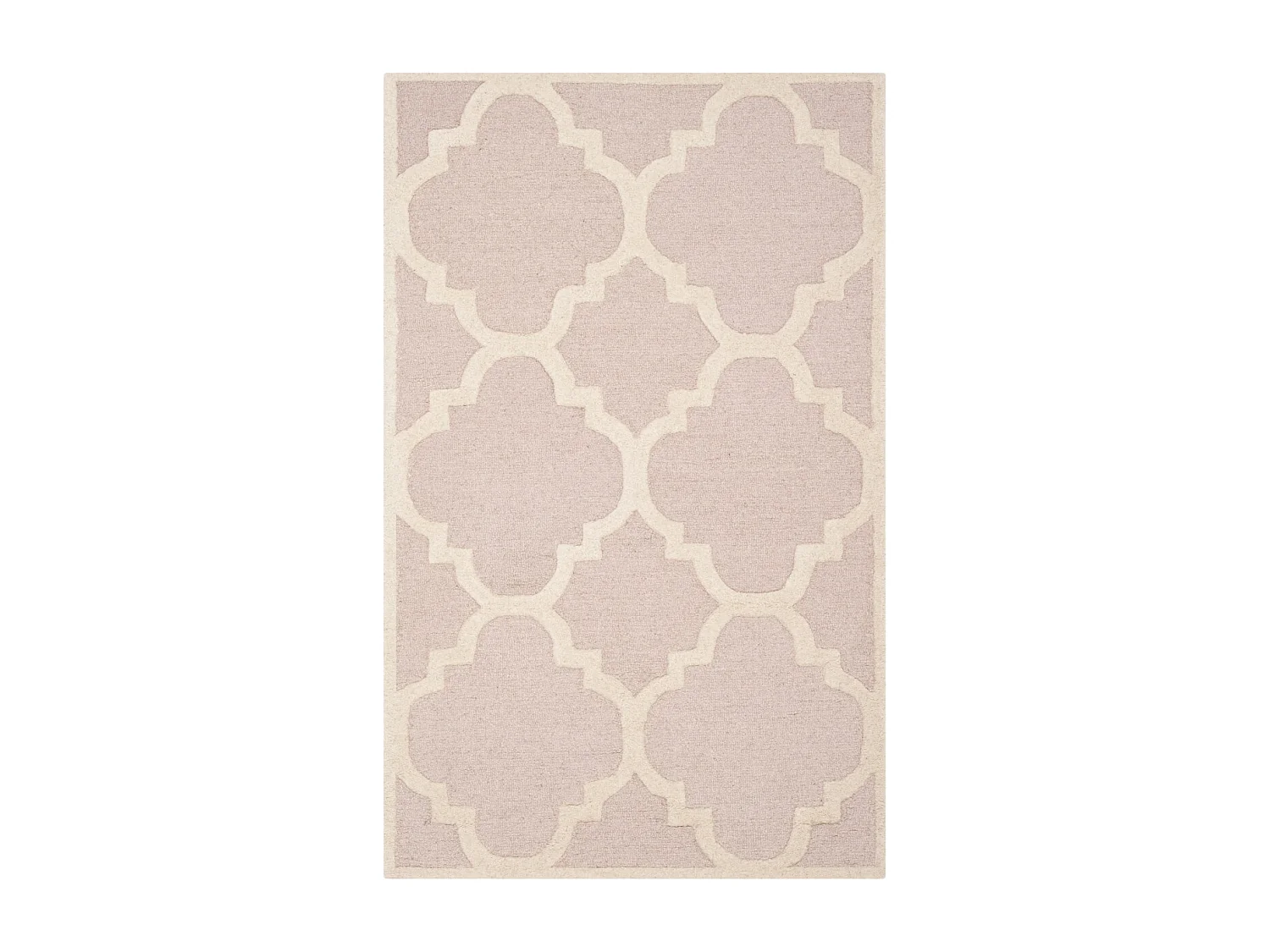 Tapis Rose/Neutre 61 X 91 cm - Lenora