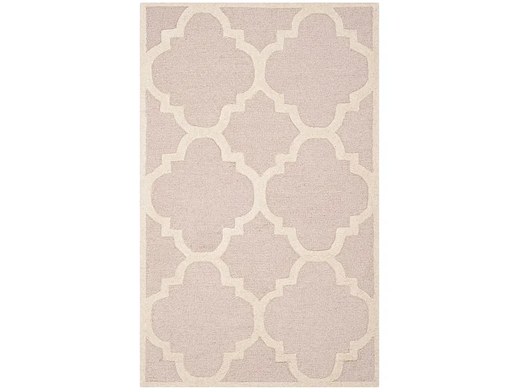 Tapis Rose/Neutre 61 X 91 cm - Lenora