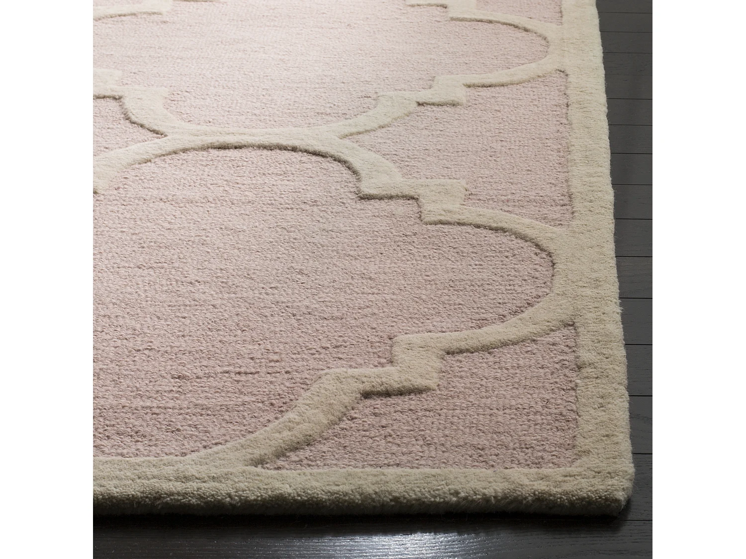 Tapis Rose/Neutre 61 X 91 cm - Lenora