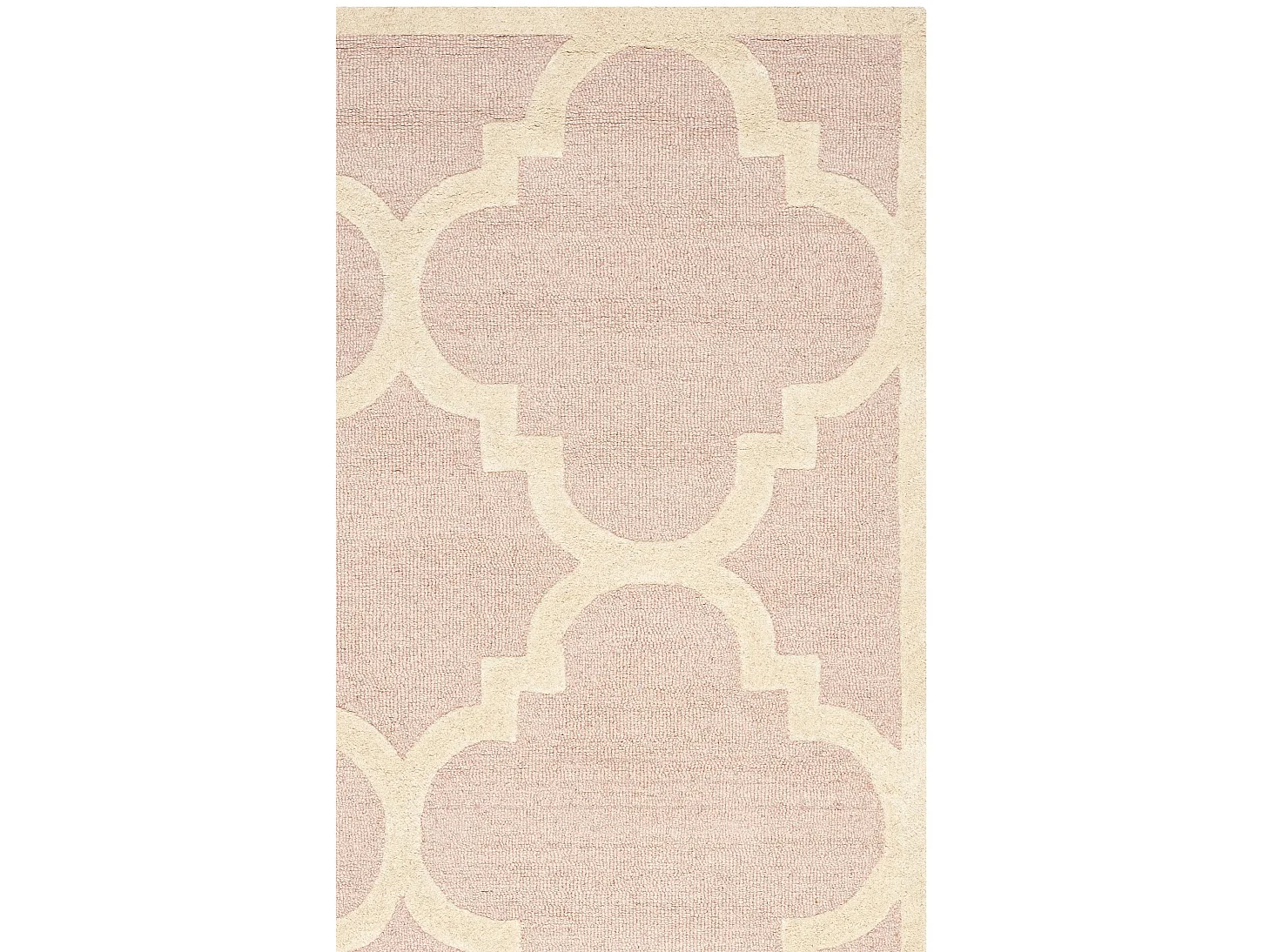 Tapis Rose/Neutre 61 X 91 cm - Lenora