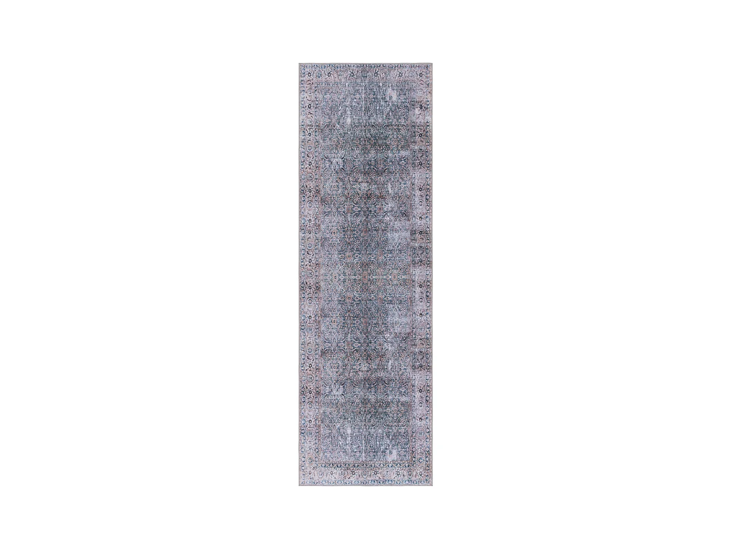 Tapis Bleu-vert/Beige 76 X 244 cm - Sapphira
