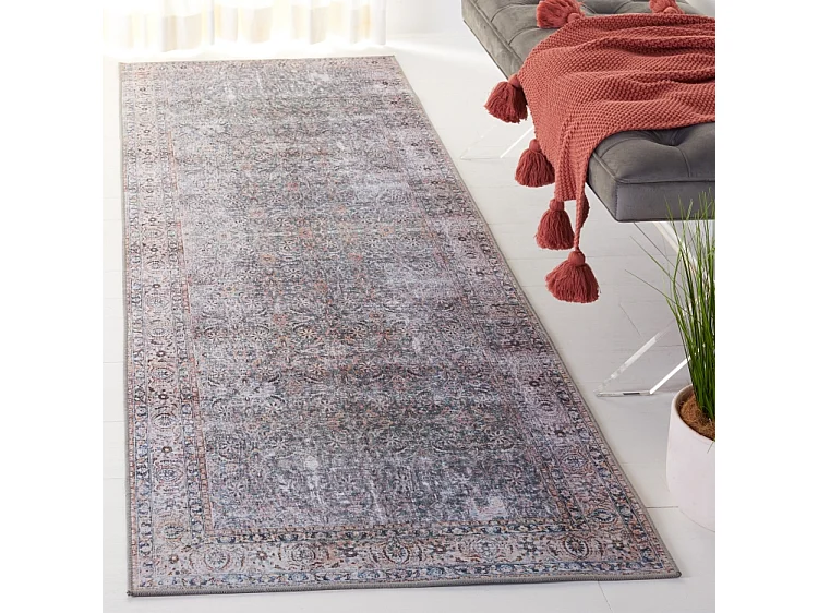 Tapis Bleu-vert/Beige 76 X 244 cm - Sapphira
