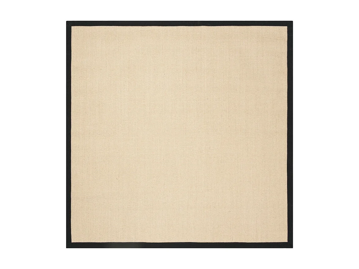 Tapis Beige/Noir 183 X 183 cm - Cathy