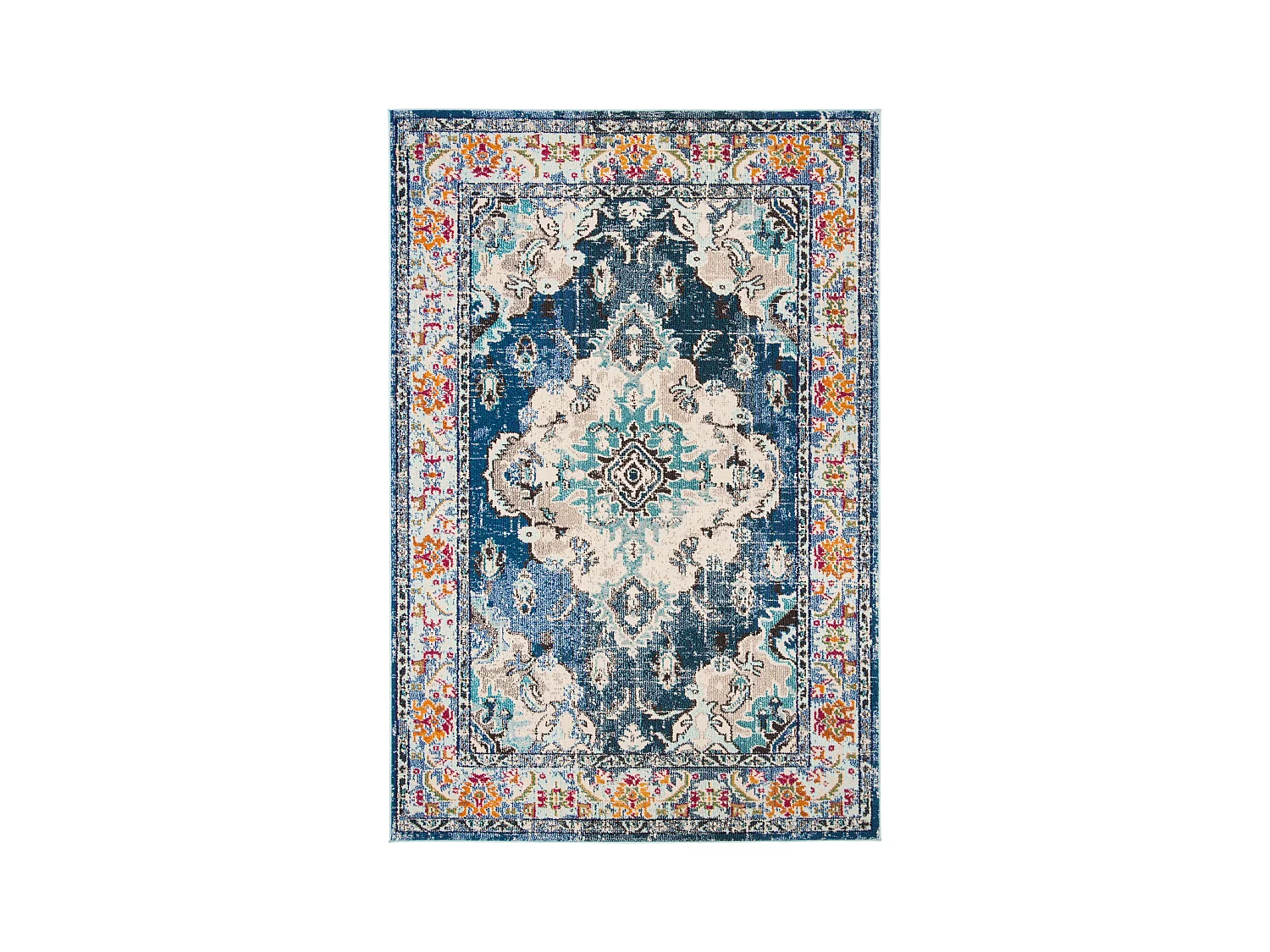 Tapis Bleu Marine/Bleu 155 X 231 cm - Milà
