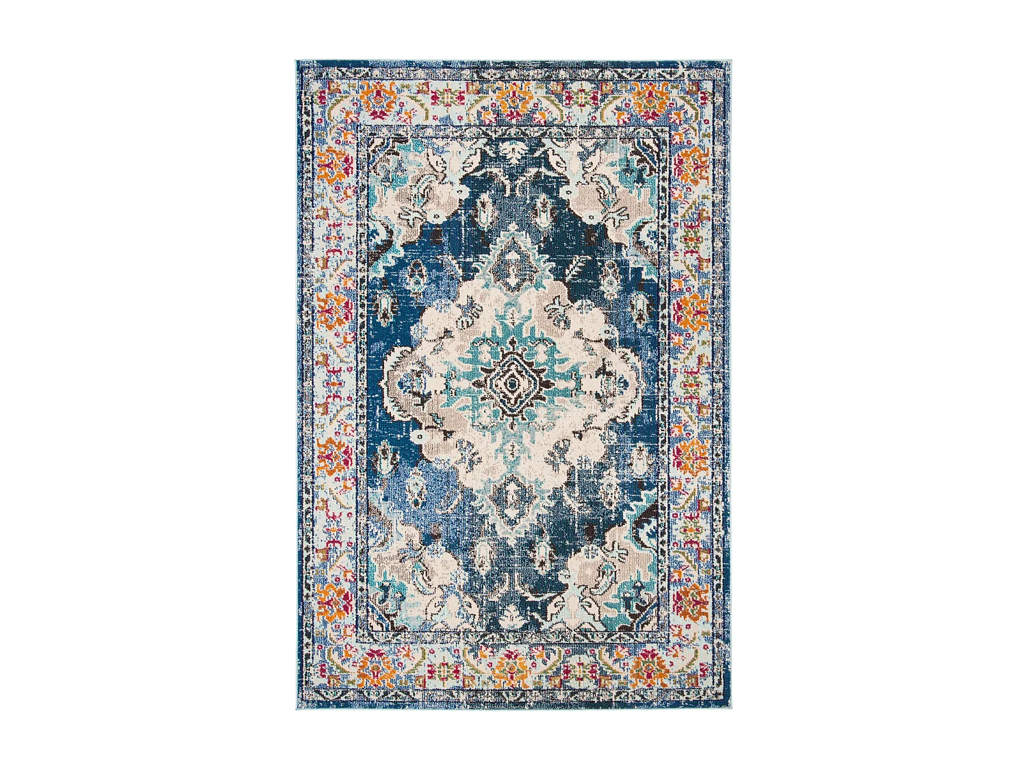 Tapis Bleu Marine/Bleu 155 X 231 cm - Milà