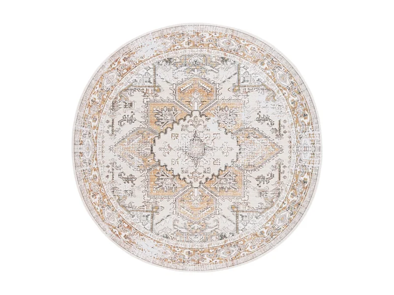 Tapis Beige/Or 122 X 122 cm - Bailee