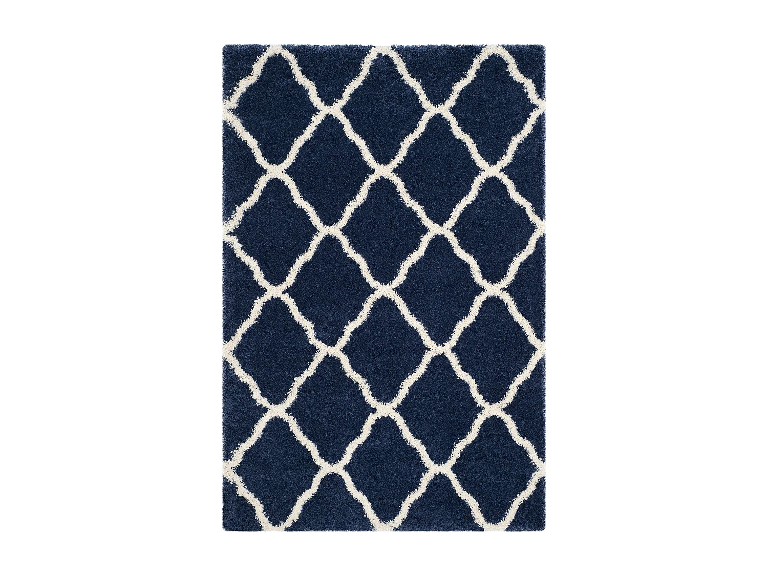 Tapis Bleu Marine/Neutre 183 X 274 cm - Brooklyn