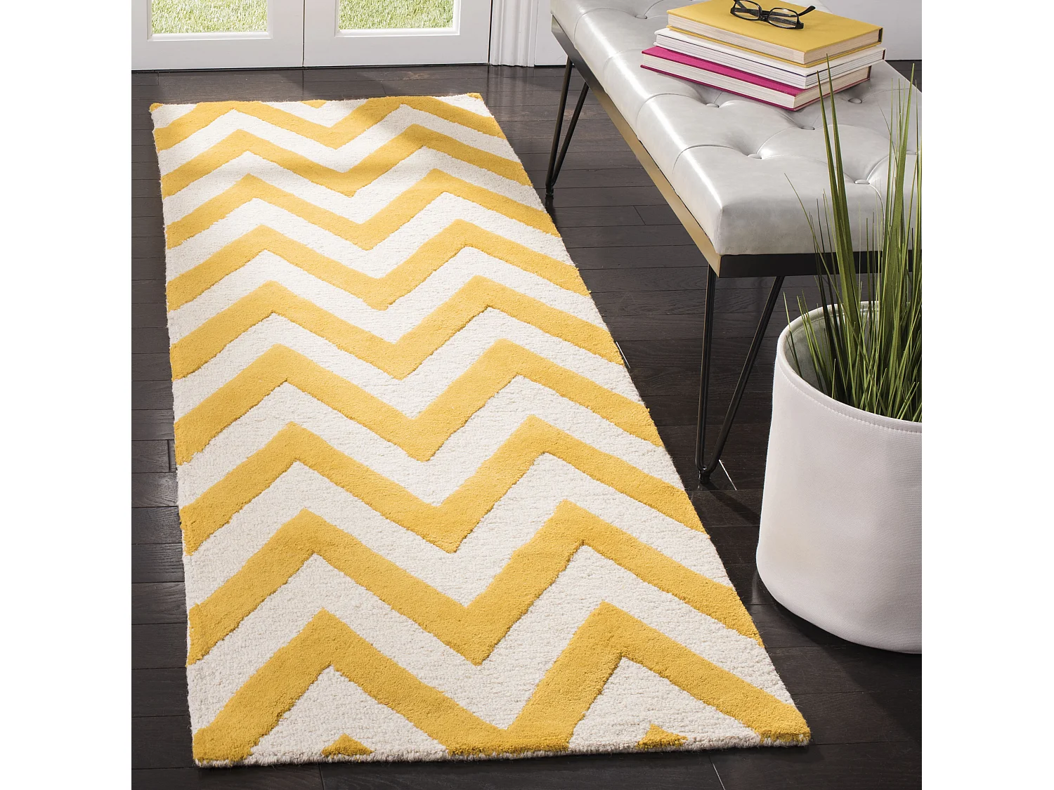 Tapis Or/Neutre 76 X 244 cm - Stella