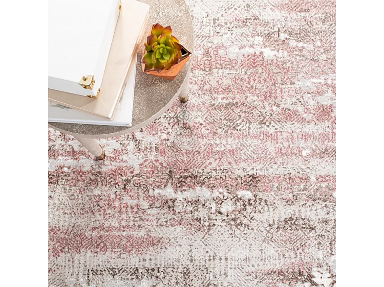 Tapis Beige/Rose 91 X 152 cm - Oaklee