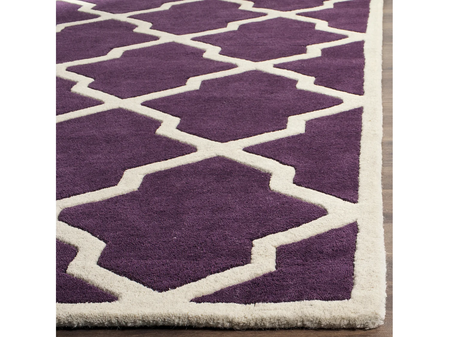 Tapis Violet/Ivoire 152 X 244 cm - Carbone