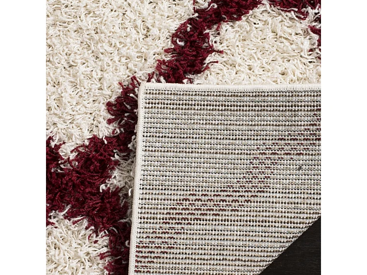 Tapis Neutre/Rouge 91 X 152 cm - Aldo